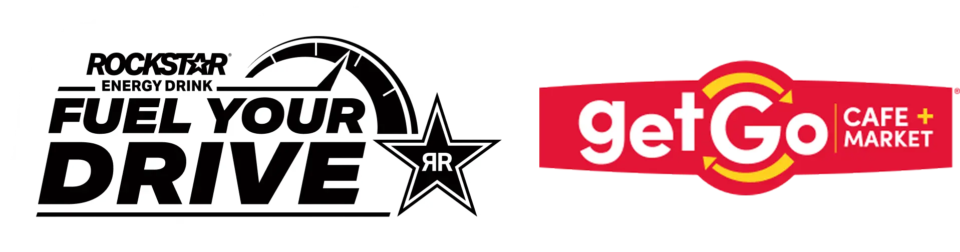 Rockstar Energy logo with GetGo logo